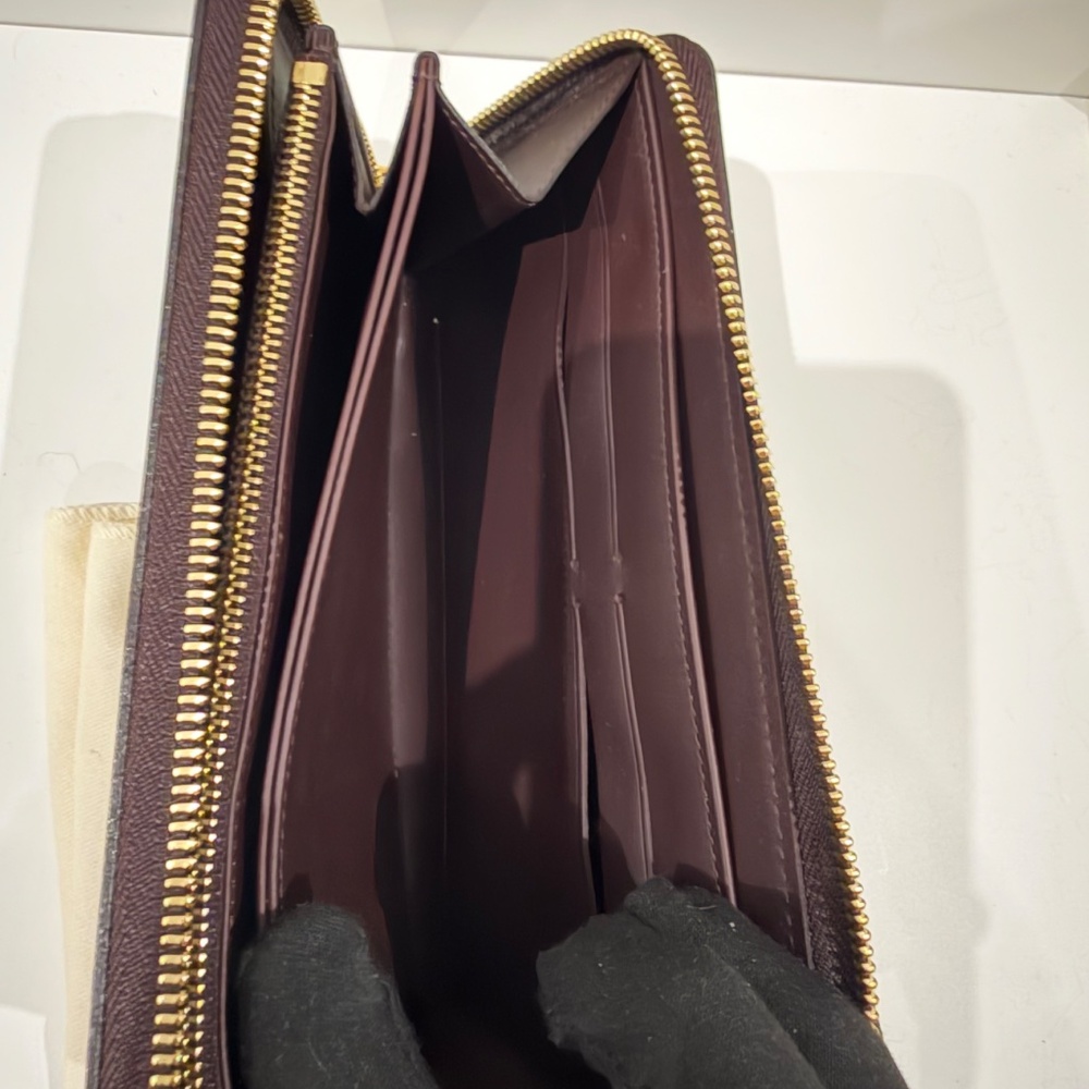 Louis Vuitton Vernis Zippy Long Wallet Amarante Patent Leather 2018 - Picture 6 of 10